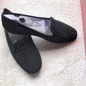 AEROSOLES You Betcha Black Loafers size 12W